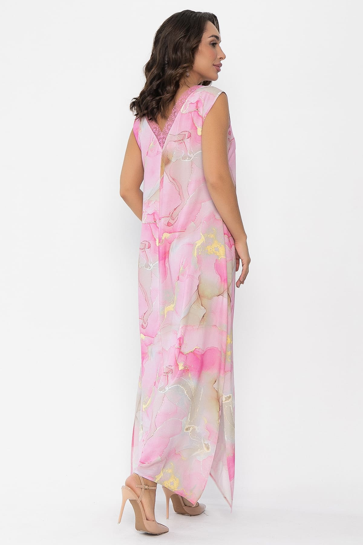 Платье Иниша (розовое) П14071-4М