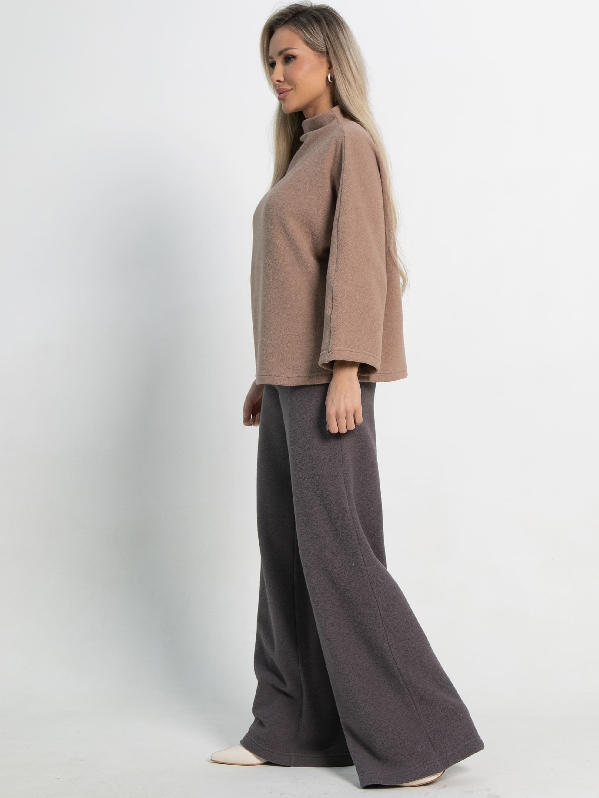 Костюм флисовый Дыхание зимы (бежевый) К15173-10М