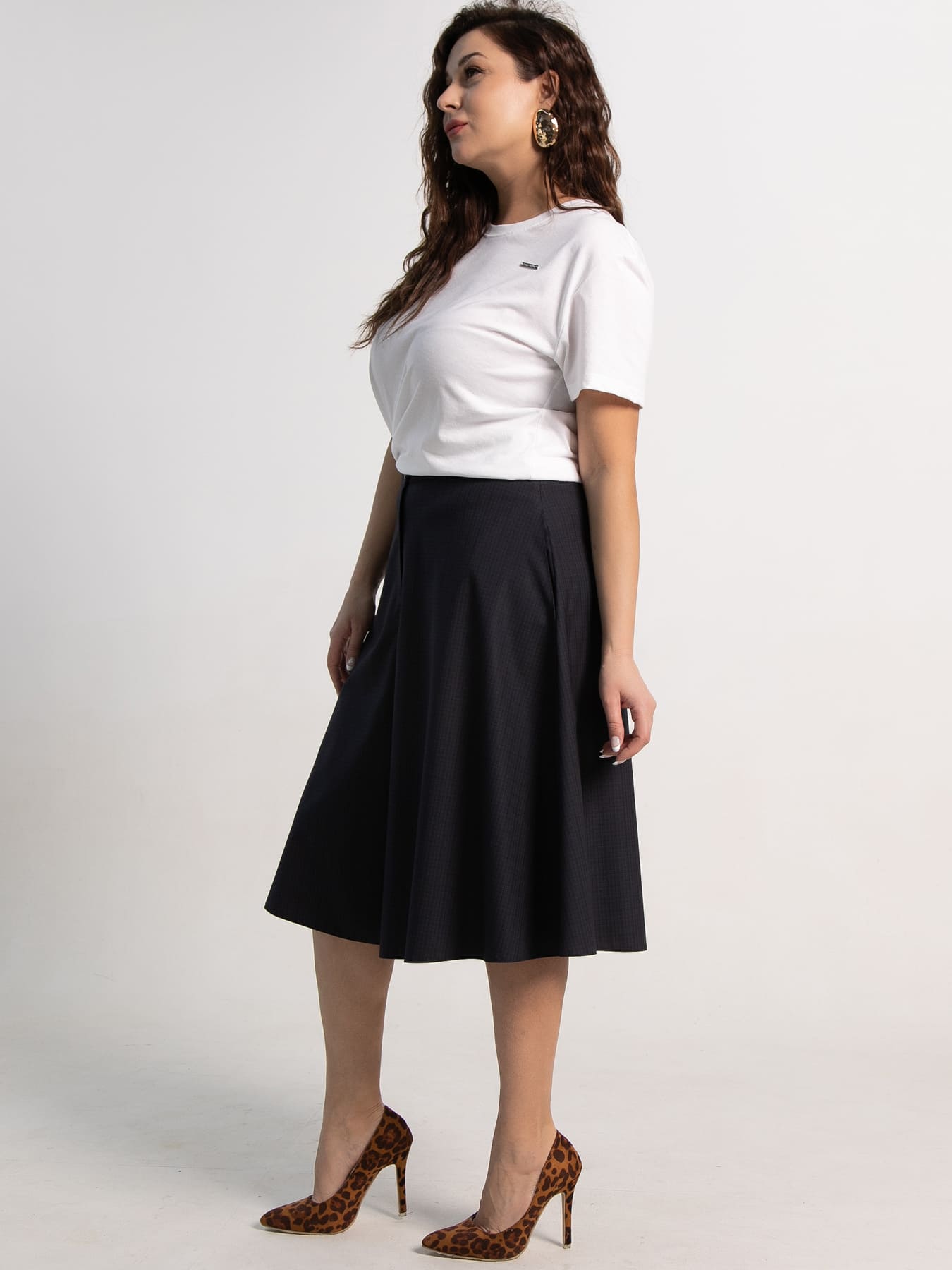 Юбка-шорты Марсель (синяя) Ю15294-3М