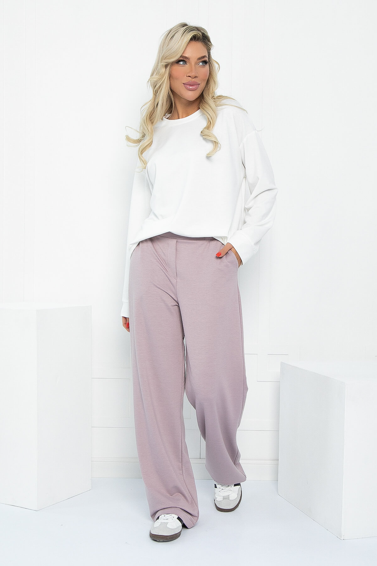 Костюм Сара (бело-лиловый) К12952-25М