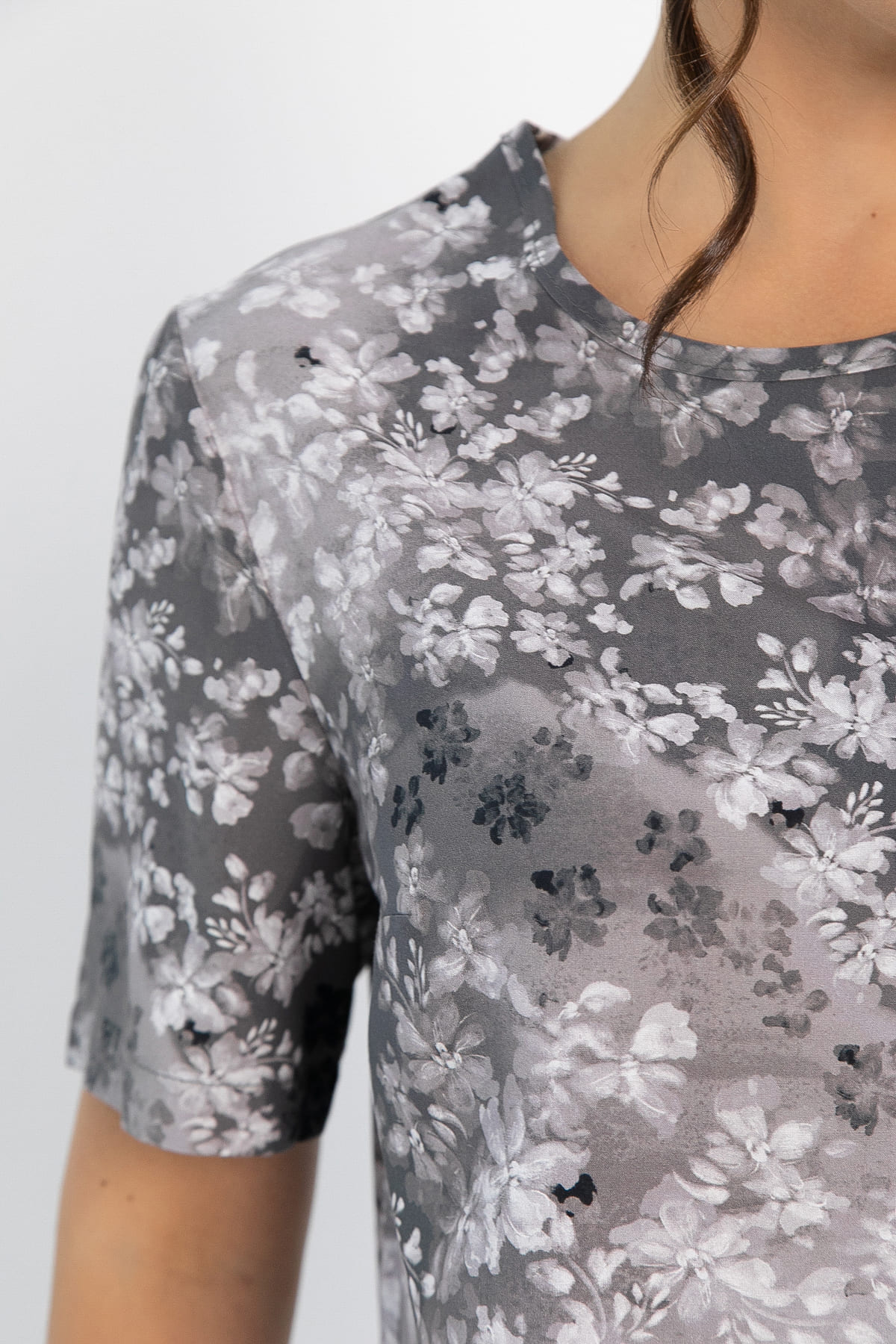 Блуза Вечерний свет (серая) Б14005-25М