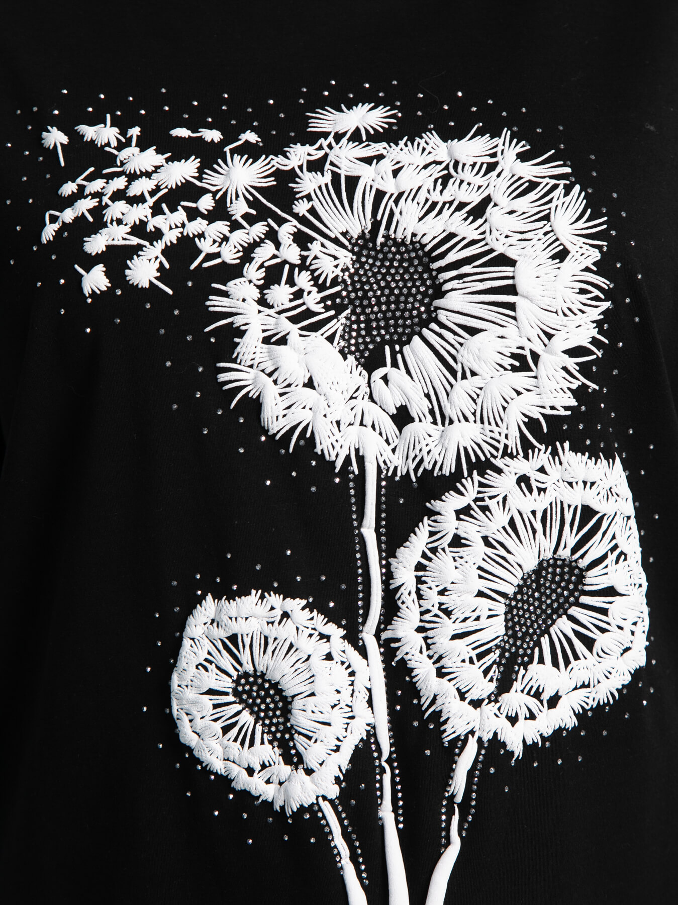 Блуза Фло (черная) Б15507-20М