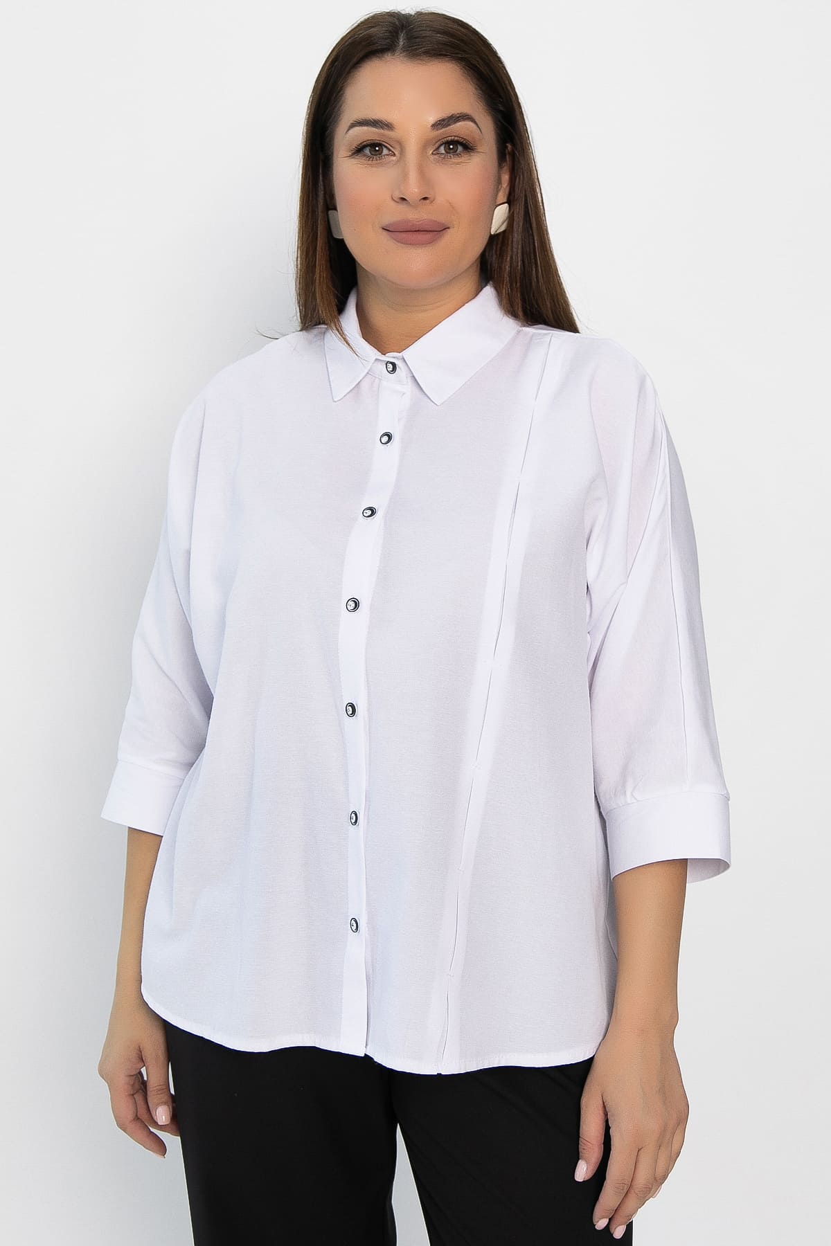Рубашка Настасья (белая) Б14221-4М