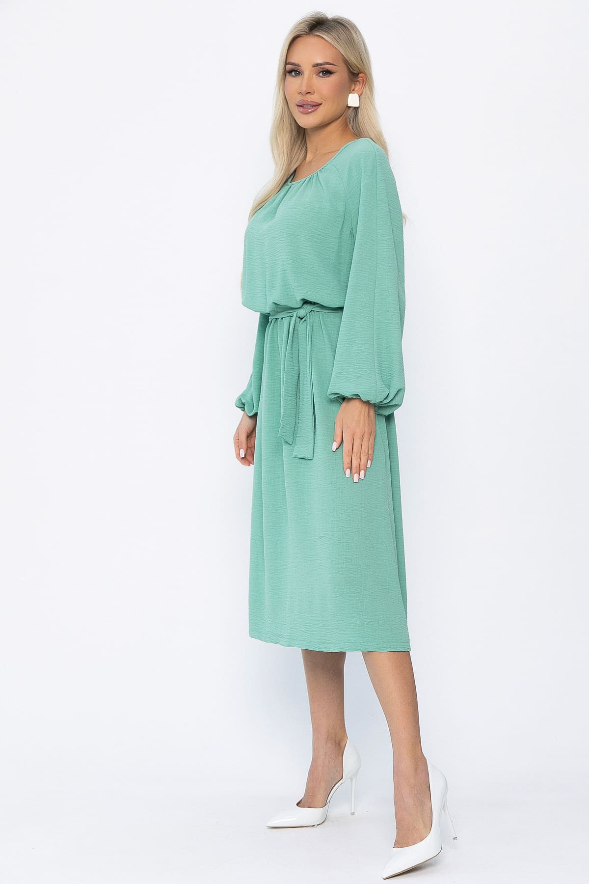 Платье Лорен (фисташка) П13863-10М