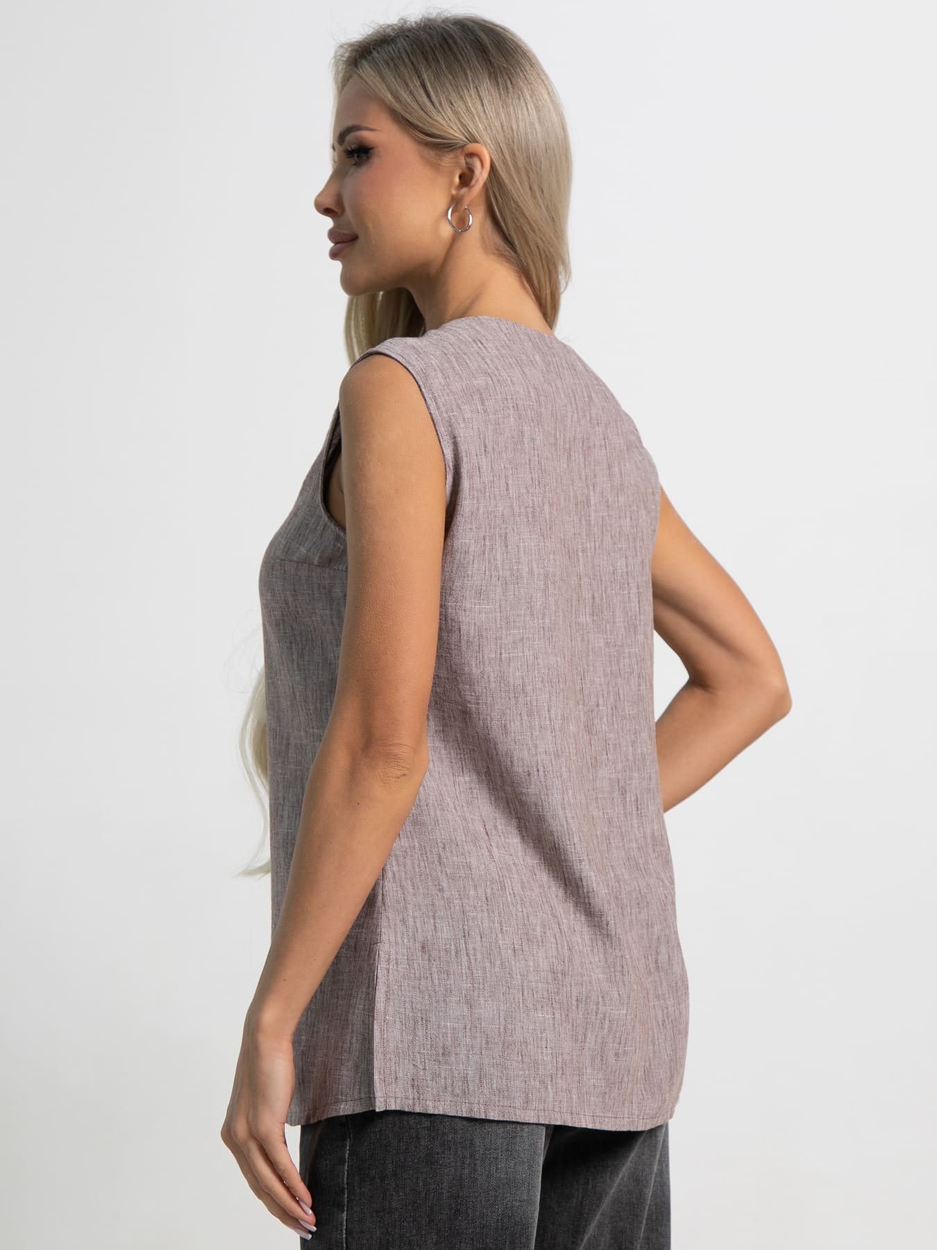 Блуза Натюрель (капучино) Б15447-19М