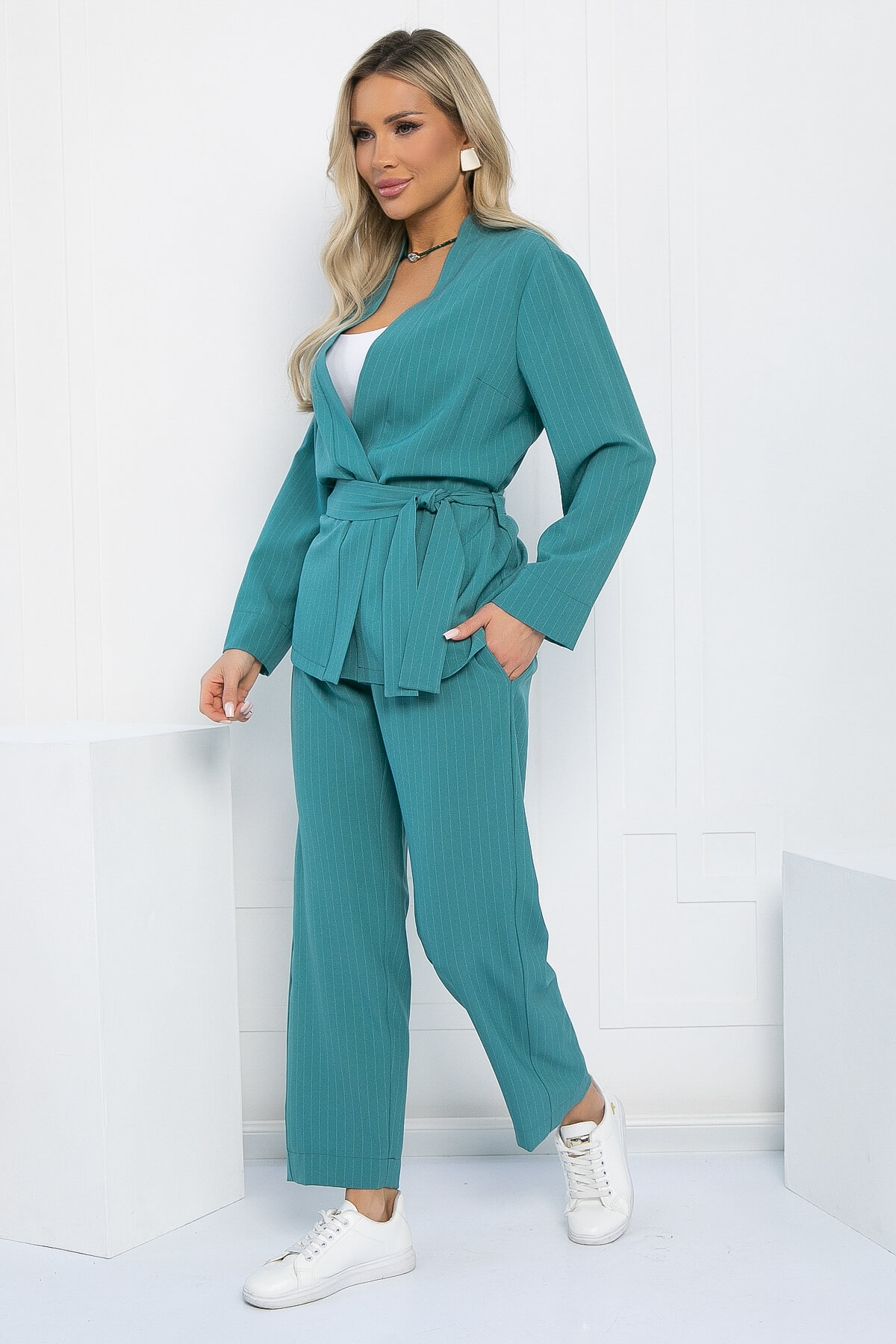 Костюм Поцелуй удачи (бирюза) К12849-1М