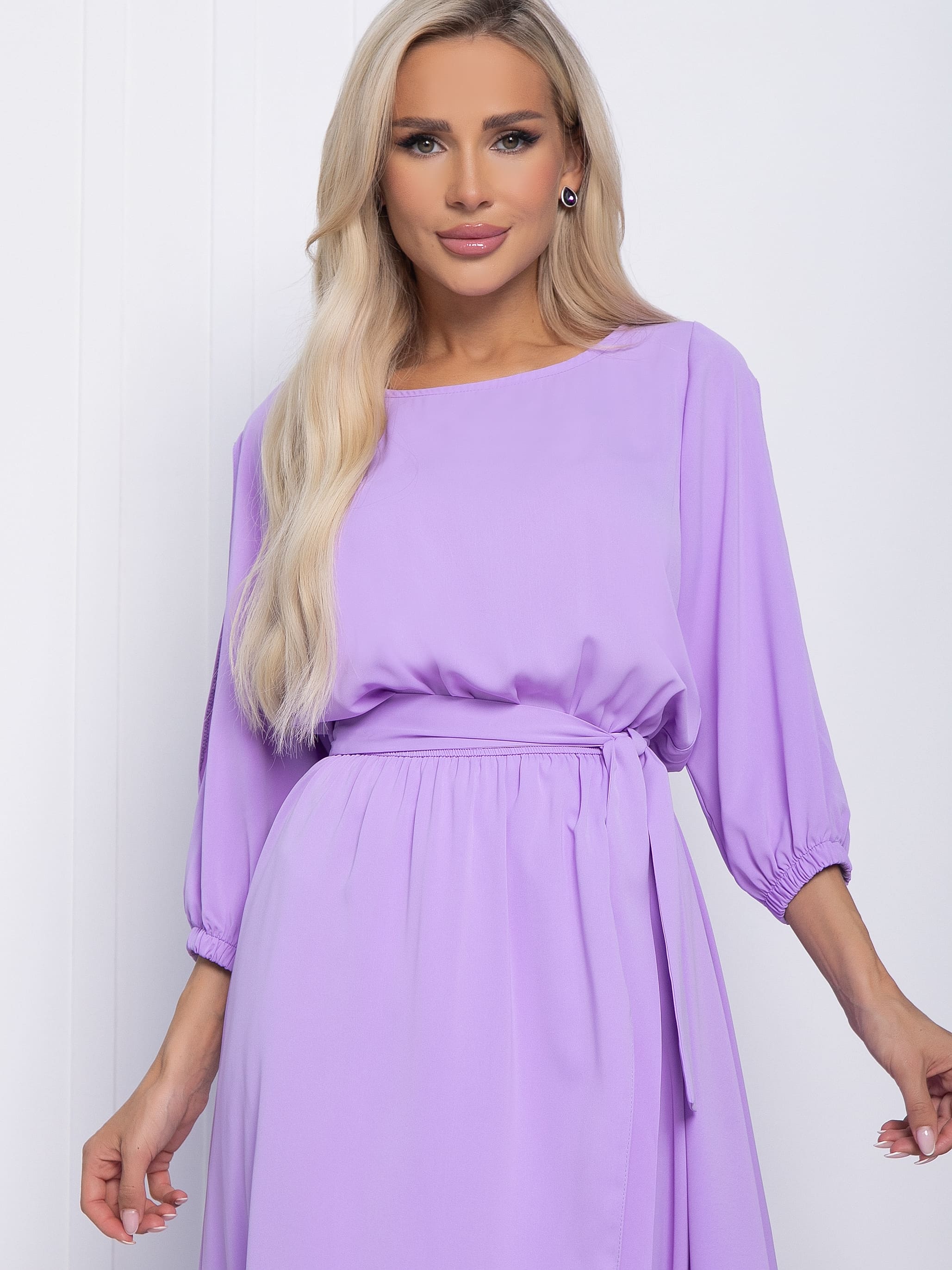 Платье Танго вдвоем (лиловое) П15166-1М