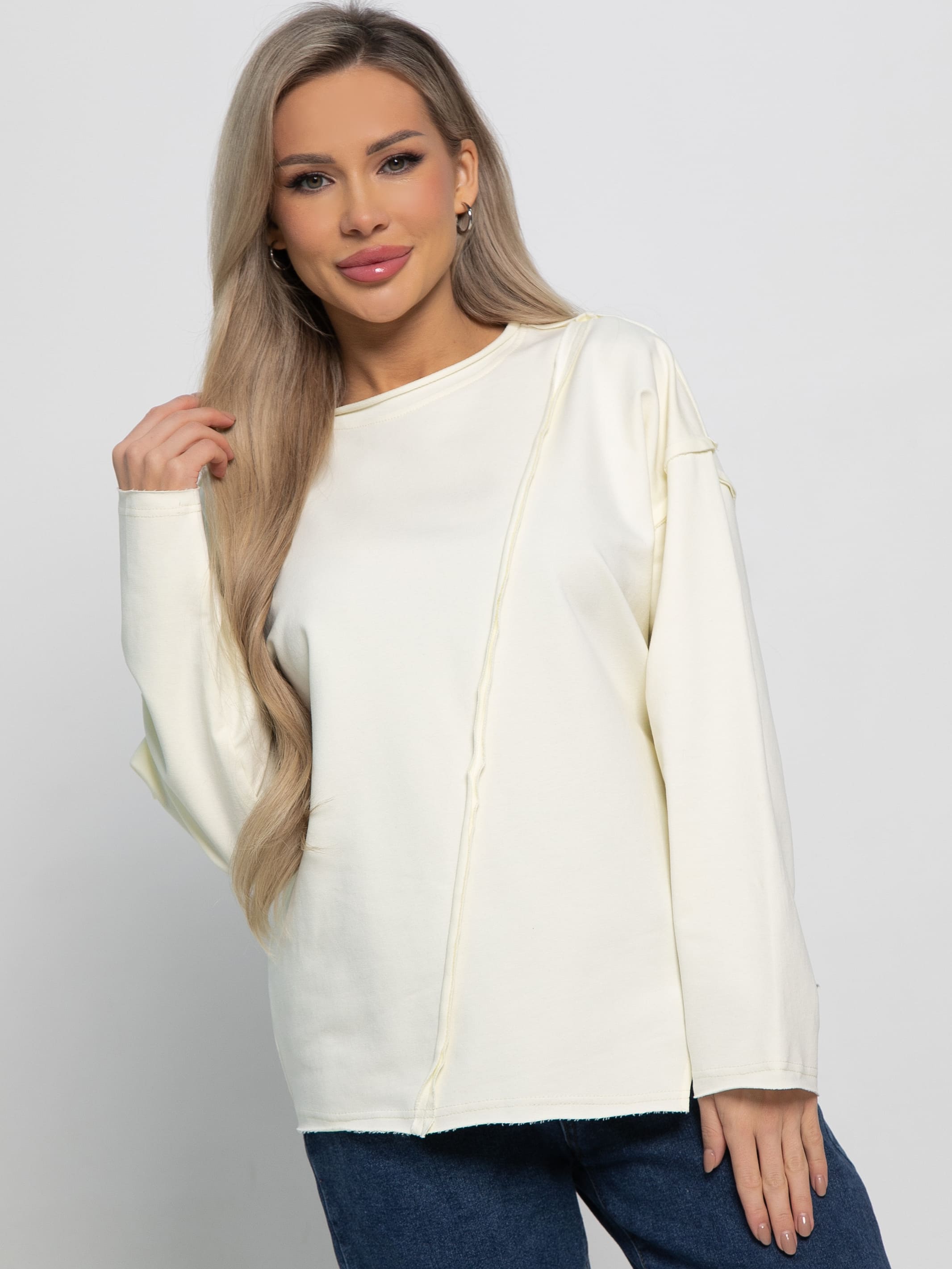 Блуза Эйрин (экрю) Б15104-35М