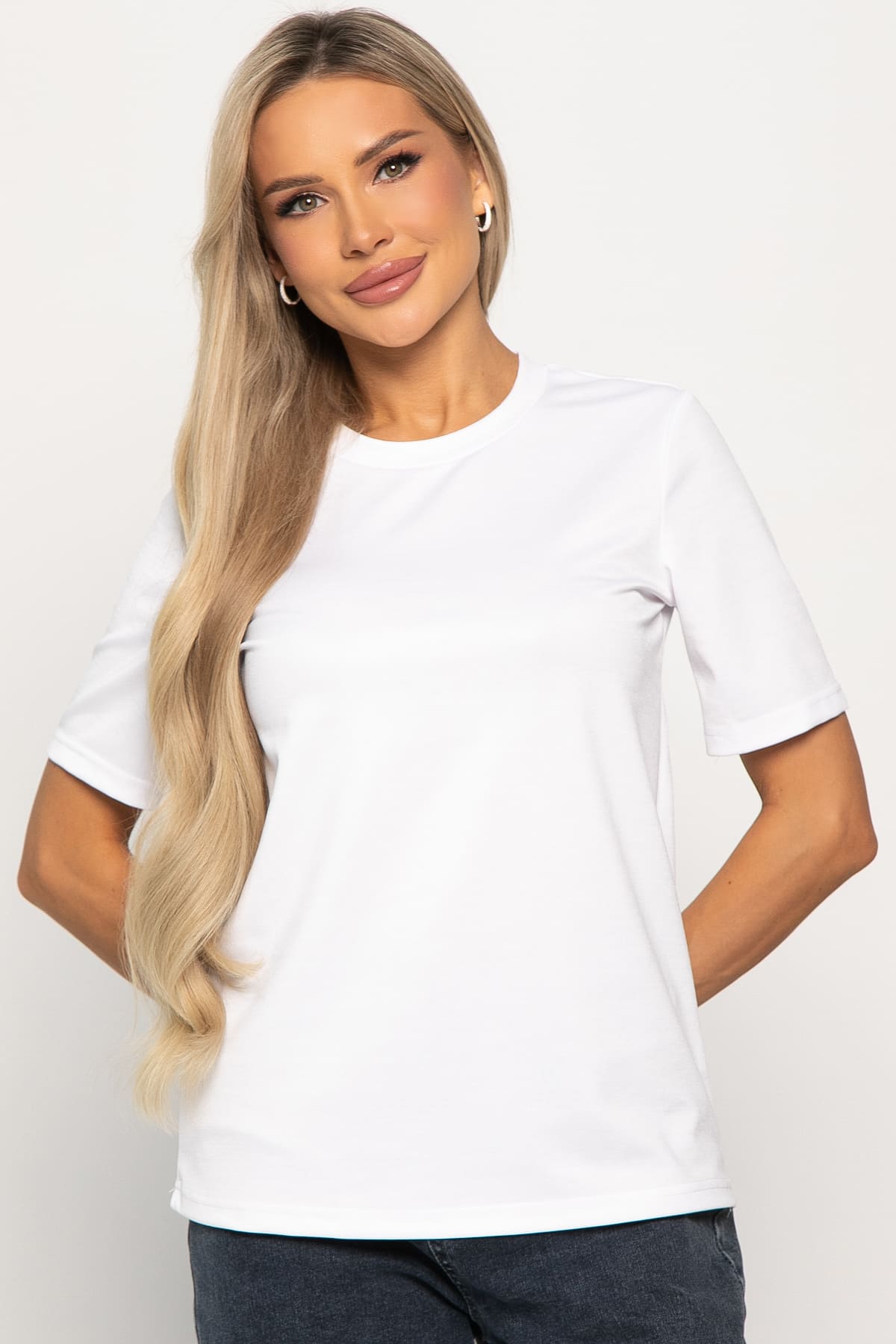 Футболка базовая (белая) Б14943-10М