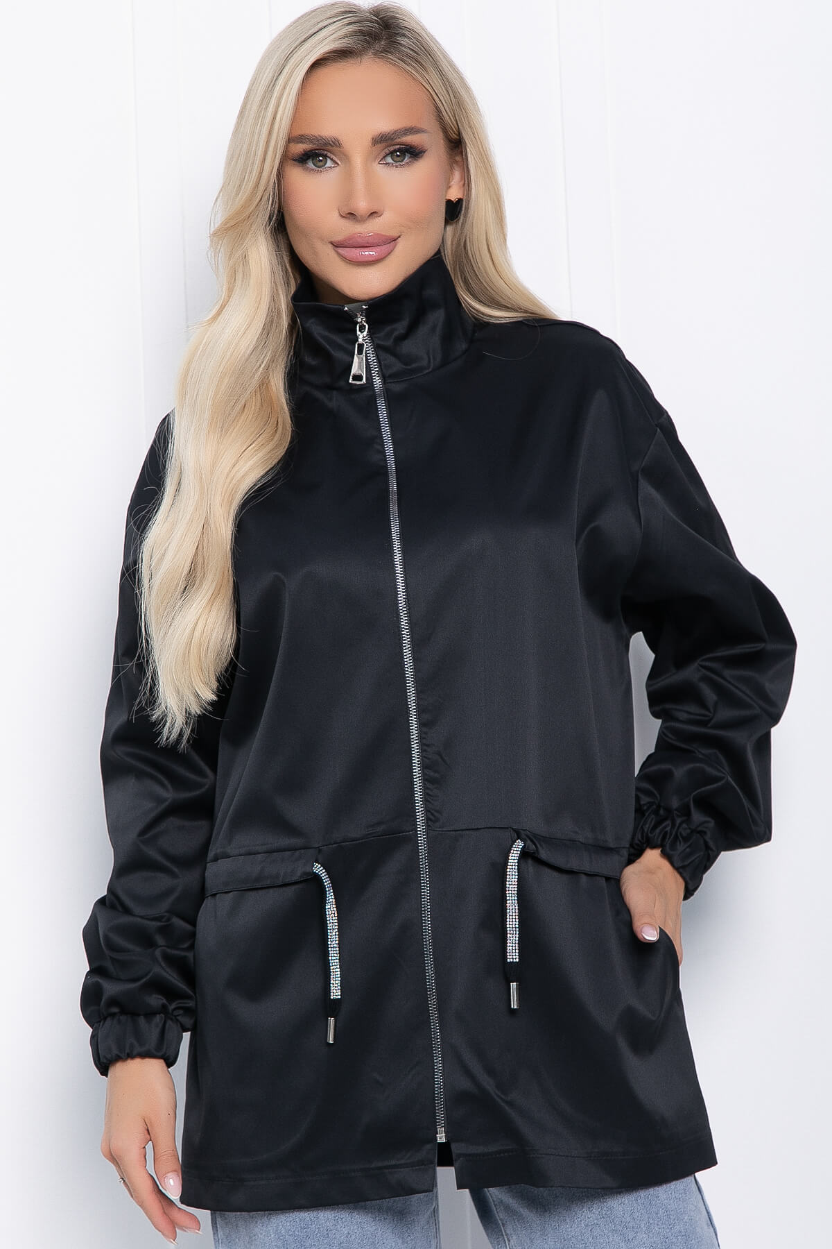 Ветровка Осенний дождь (черная) Б10931