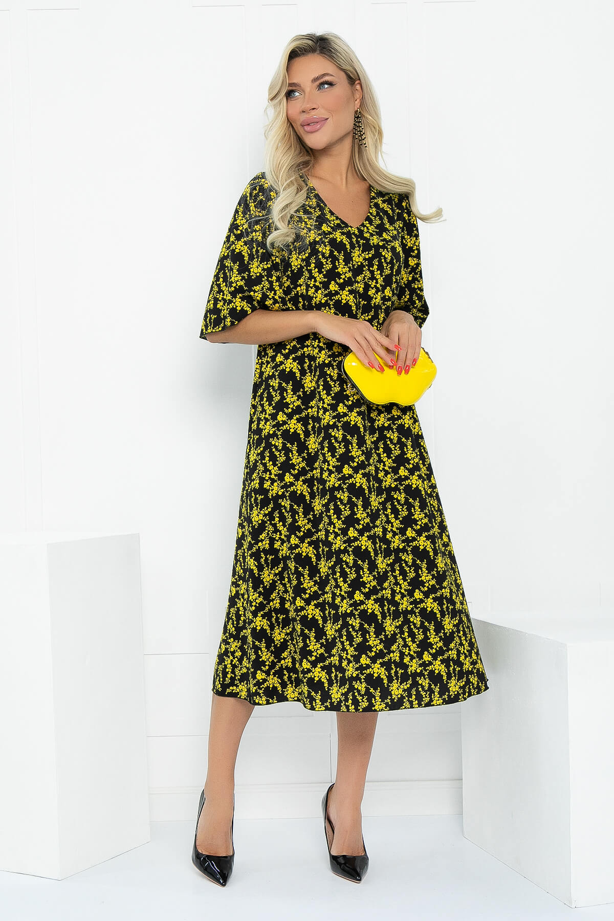 Платье Натали (черное) П12730-21М