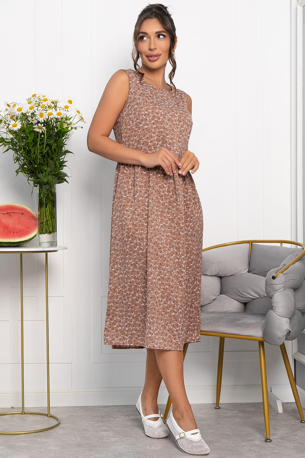 Сарафан Эйдан (какао) П13879-48М