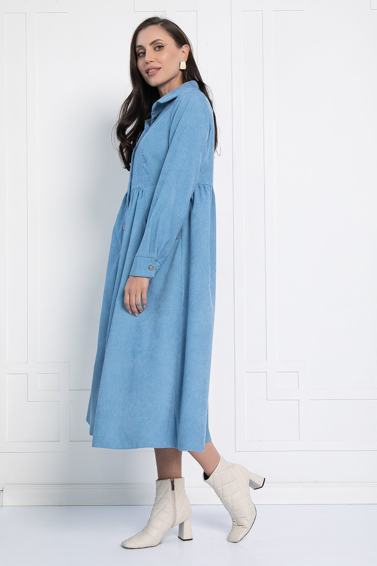 Платье Сабина (голубое) П12658-4