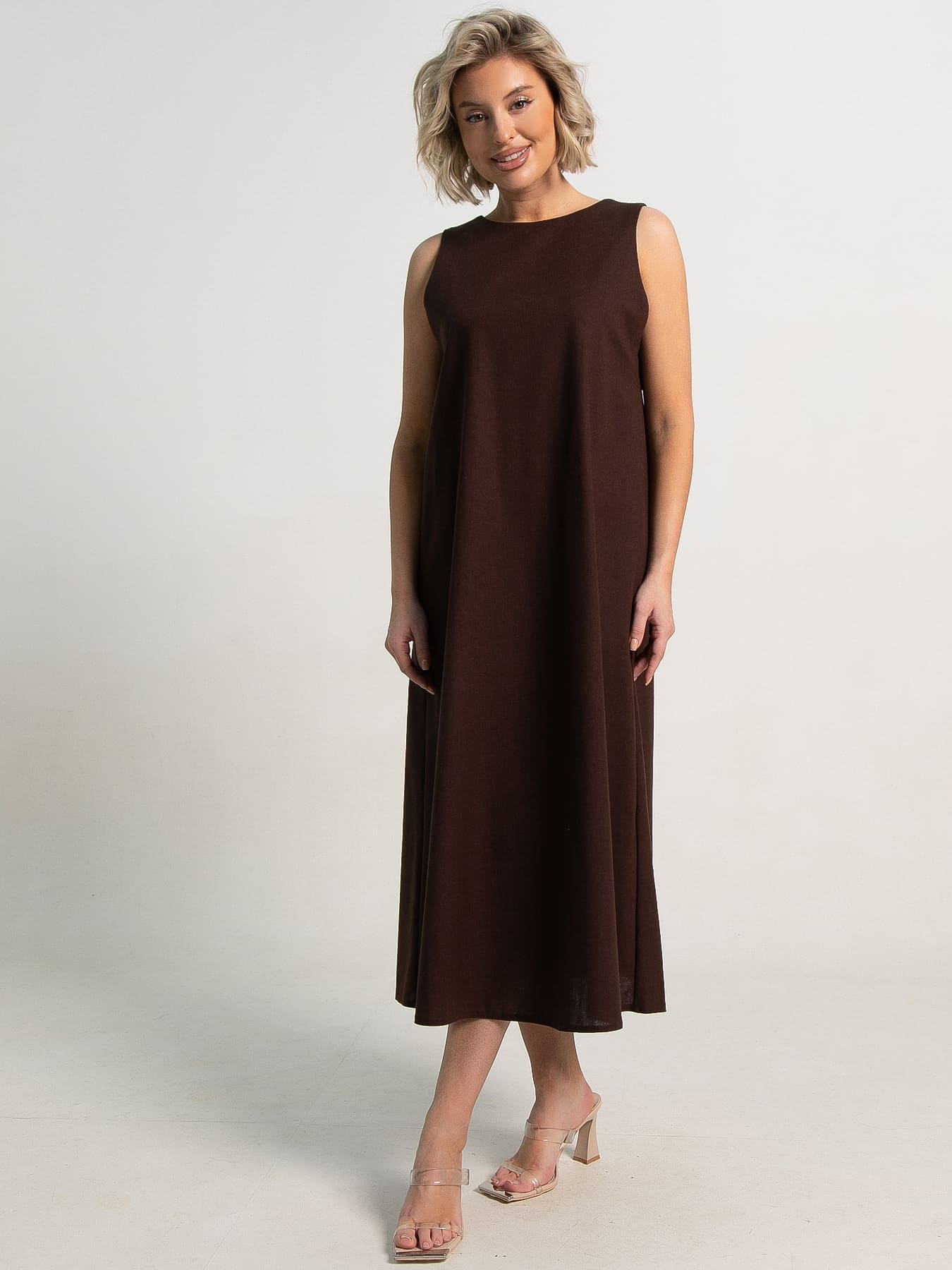 Платье Люси (шоколад) П15613-25М