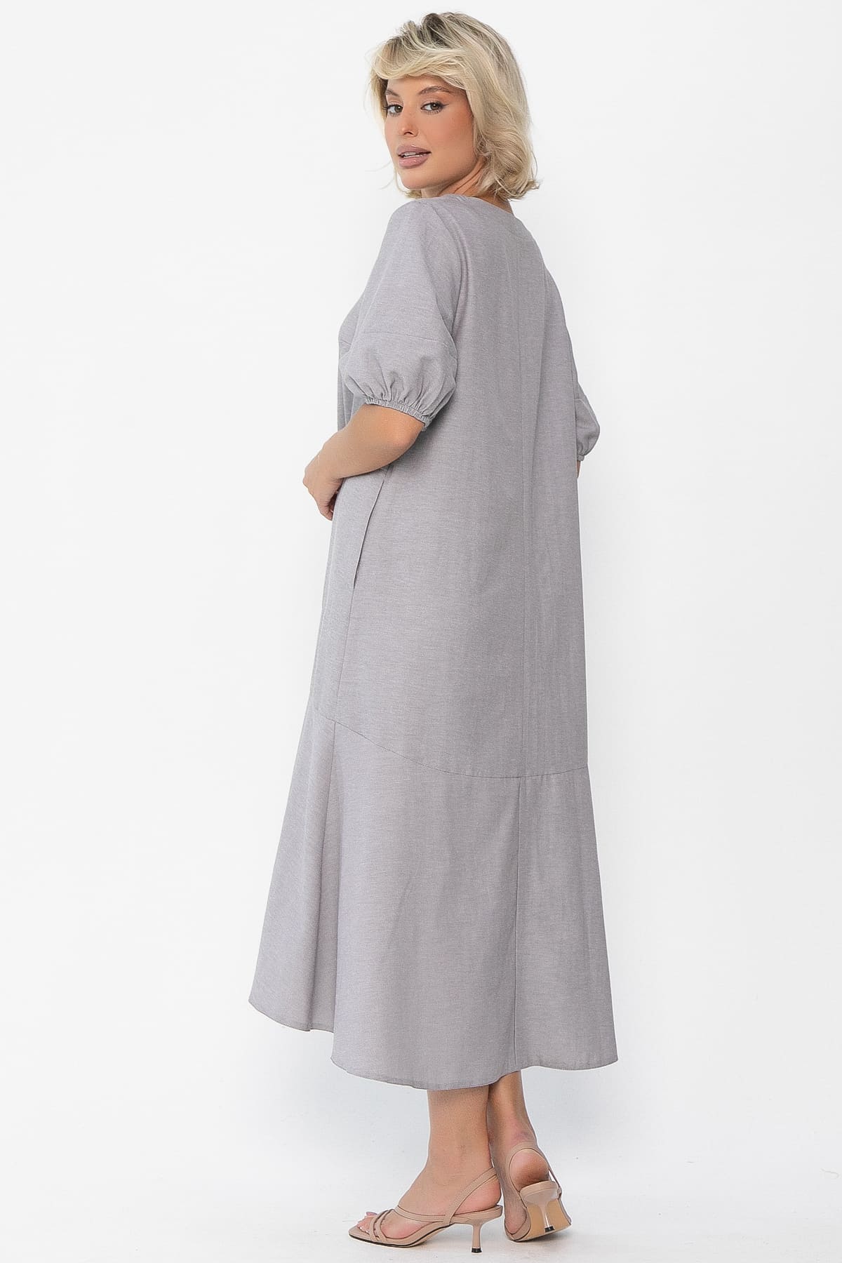 Платье Калифорния (серое) П14044-30М