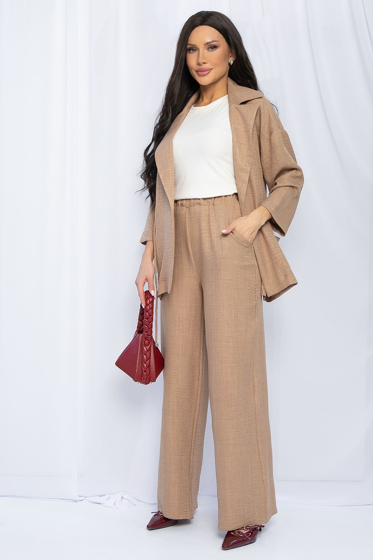 Костюм Дижон (капучино) К13264-7М