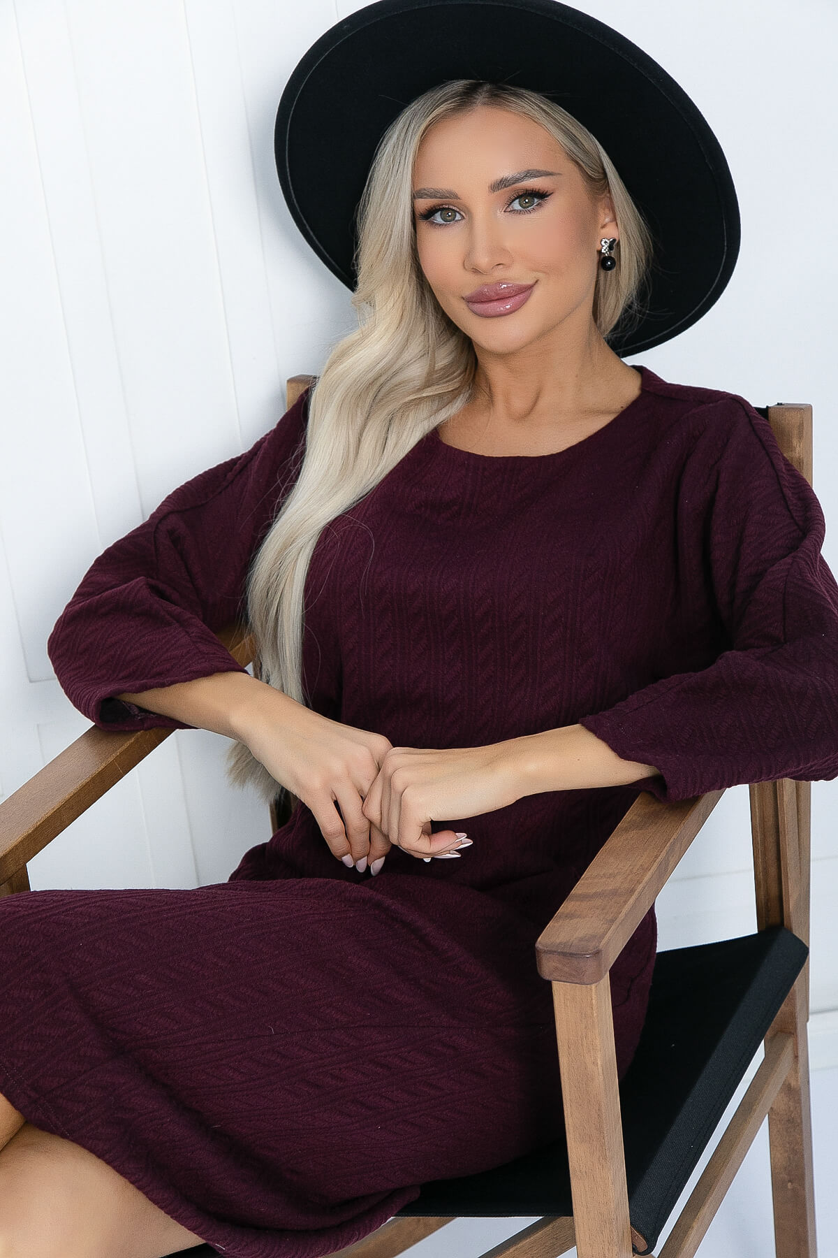 Платье Монами (сливовое) П12282-12