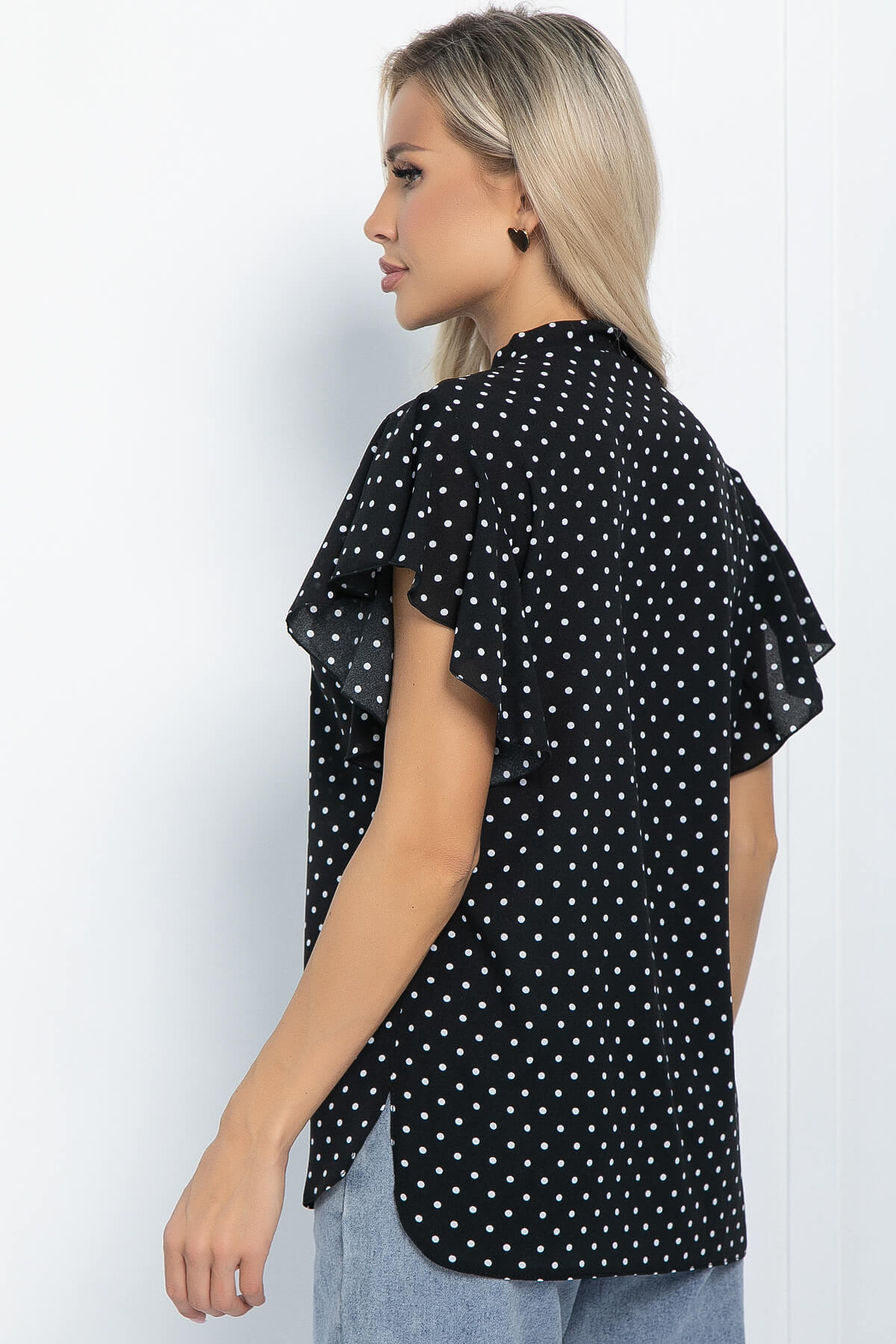 Блуза Челси (черная) Б11494