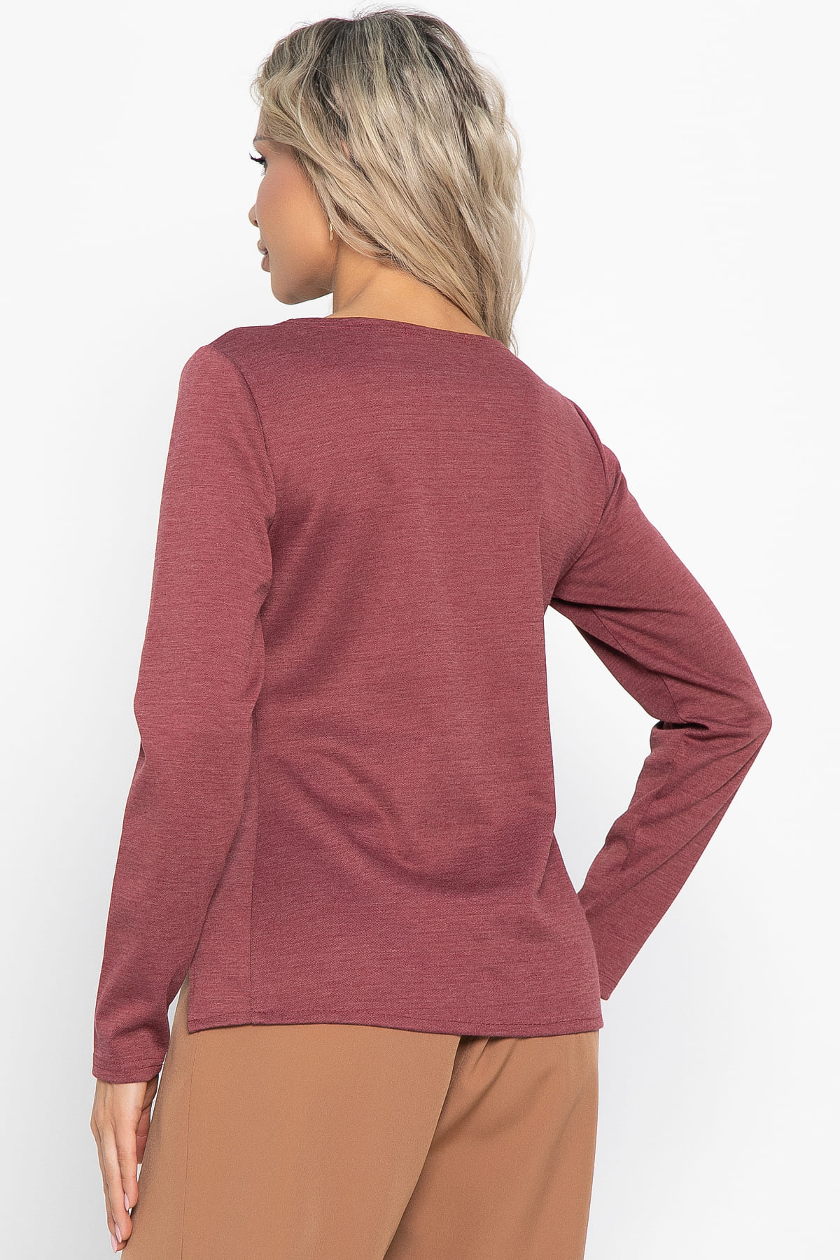 Блуза Тильда (бордовая) Б14995-50М