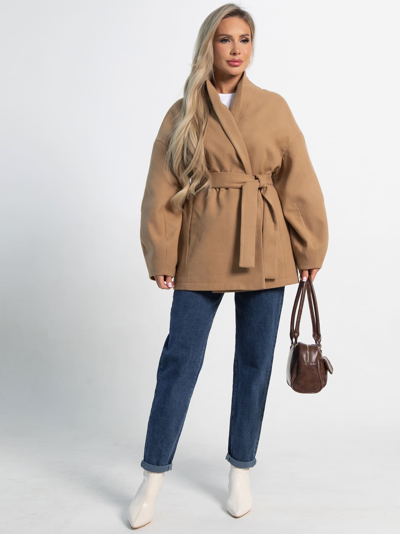 Пальто Мелания (кэмел) Б15186-5М