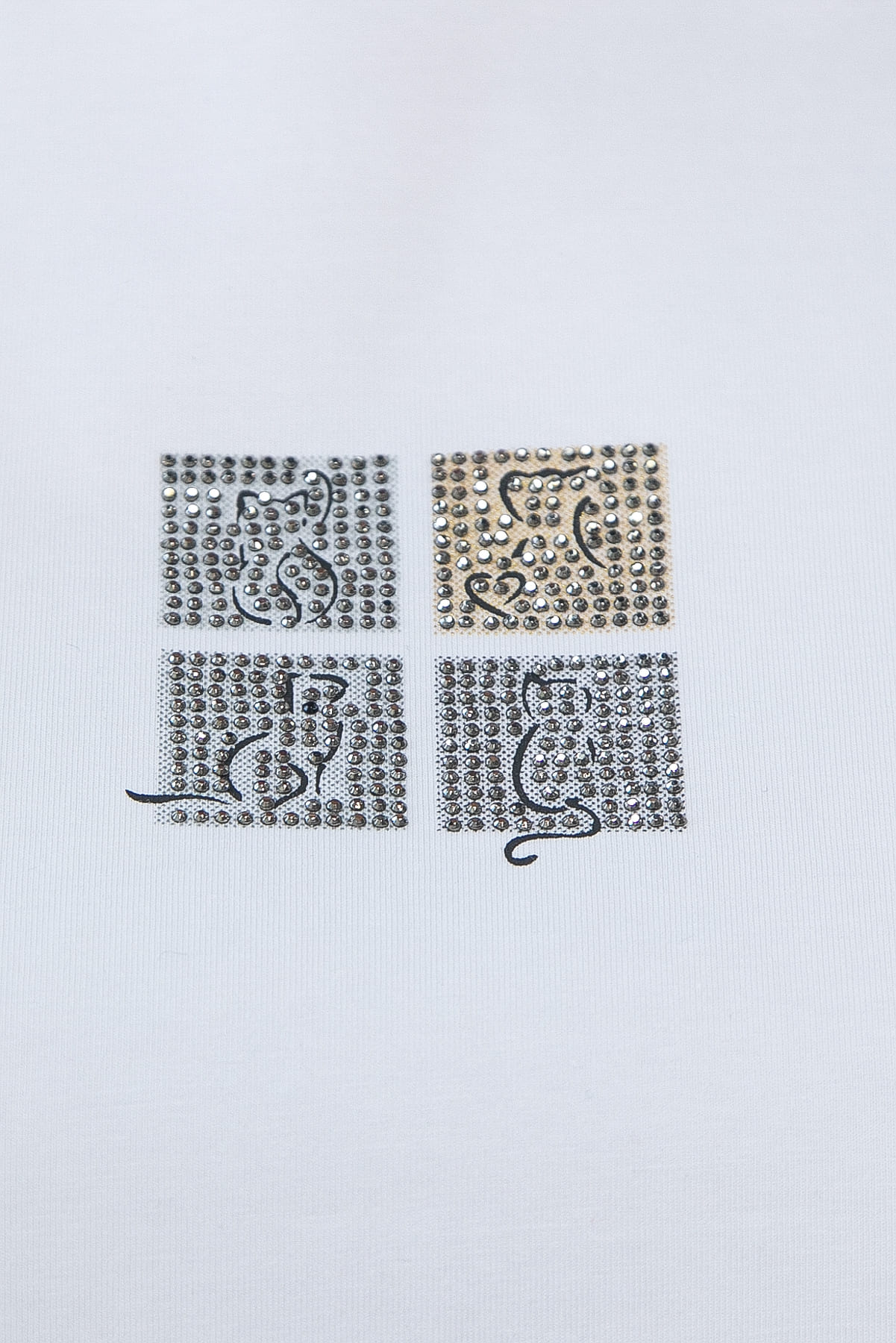 Футболка Аника (белая/коты) Б13493-20М