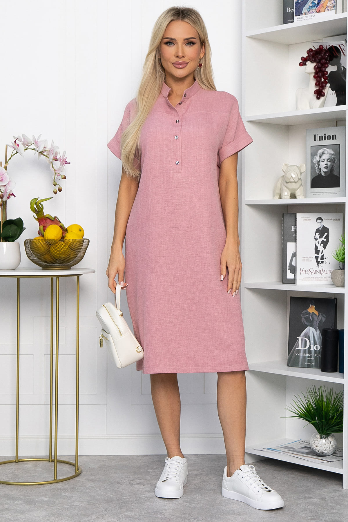 Платье Бон вояж (пыльная роза) П13780-41М