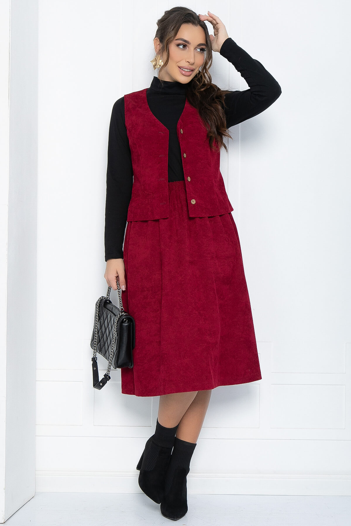 Костюм Жанет (вишневый) К12029