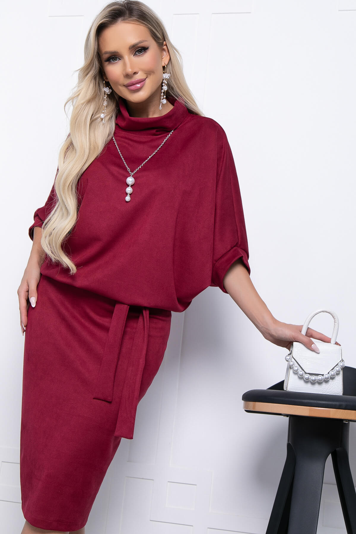 Платье Антония (ягодное) П12340-12