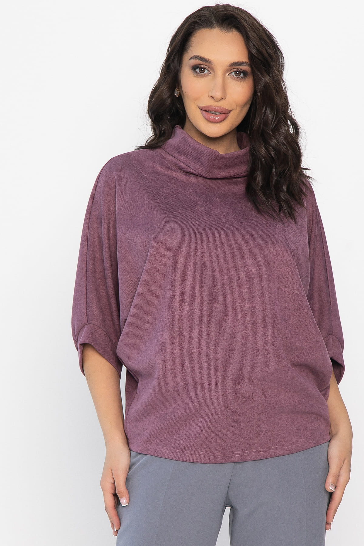 Блуза Барбара (лиловая) Б14573-12М