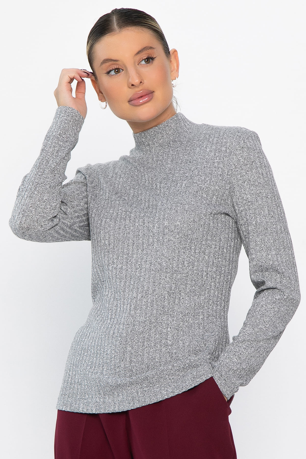 Джемпер трикотажный Аляска (серый) Б14409-6М