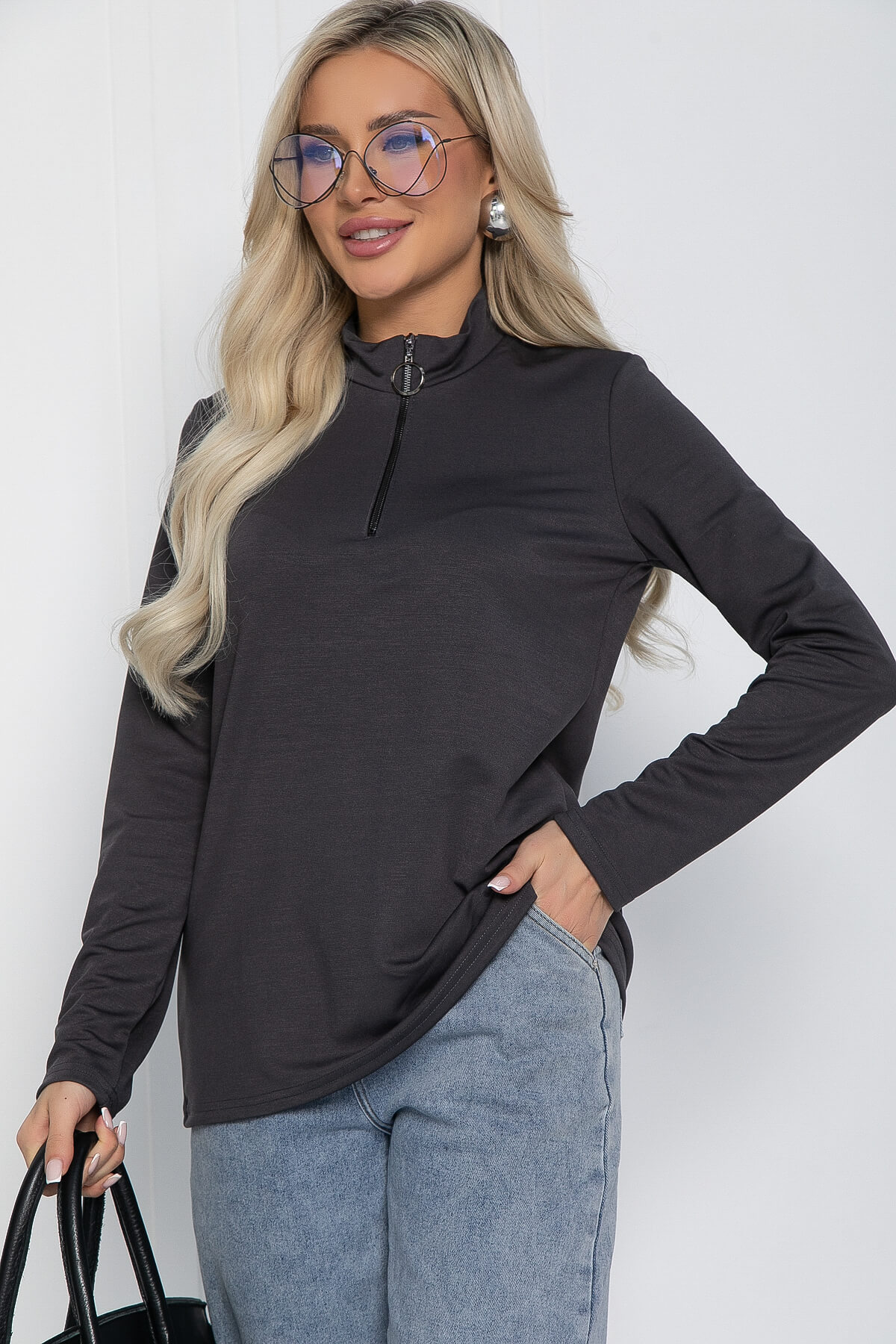 Водолазка Бунтарка (серая) Б12647-27