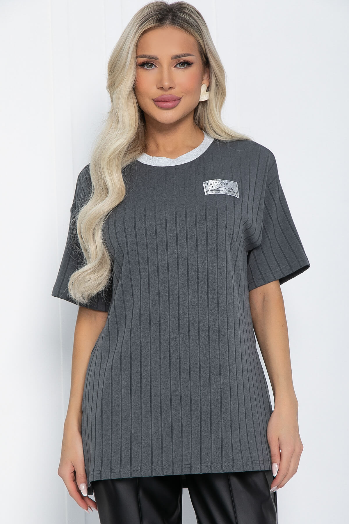 Футболка Ника (серая) Б12435-7