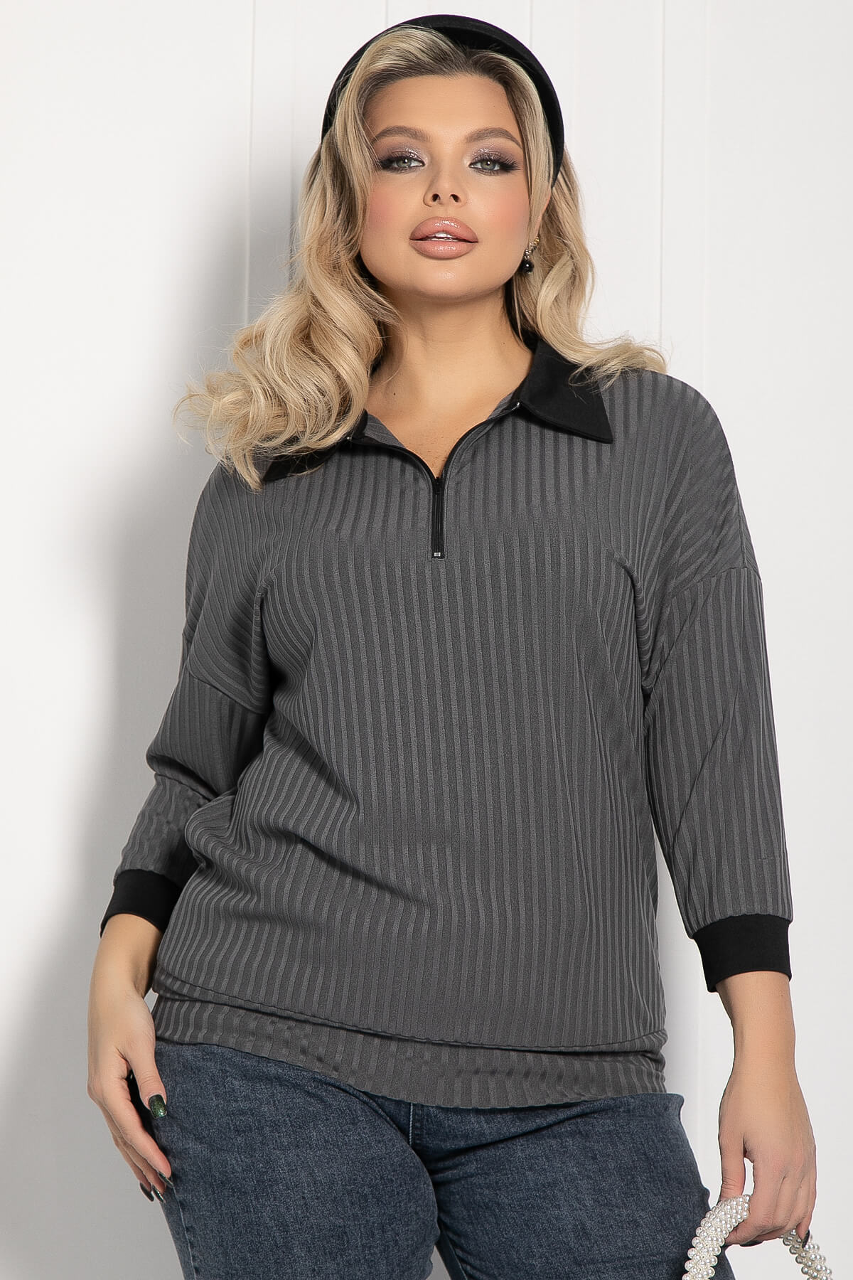 Джемпер Время вперед (серый) Б12517-24