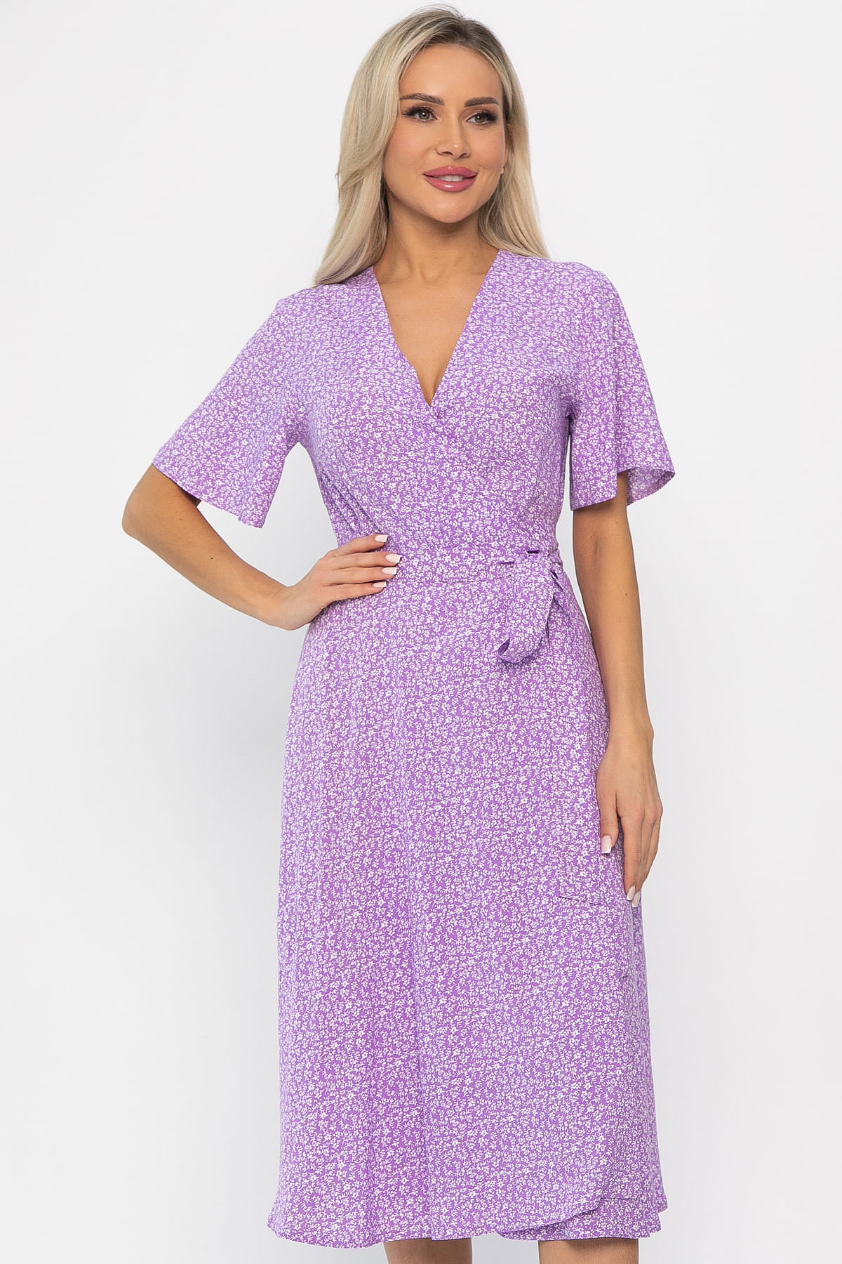 Платье Мода люкс (сиреневое) П13796-35М