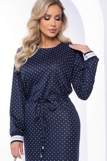 Платье "Верона" (темно-синее) П8158