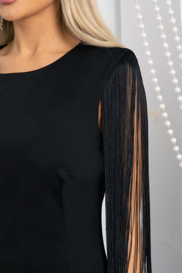 Платье вечернее Констанция (черное) П14616-5М