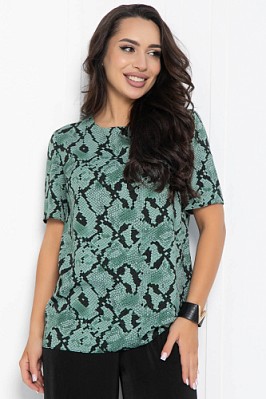Блуза Алита (зеленая) Б12378-25