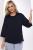 Блуза "Аста" (темно-синяя) Б8395 Блуза "Аста" (темно-синяя) Б8395