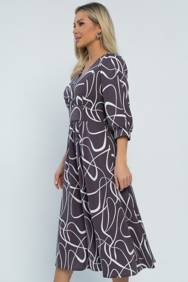 Платье Мадлен (графит) П13524-18М