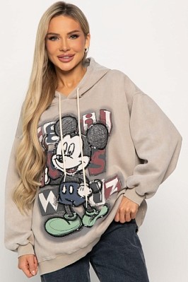 Толстовка с капюшоном Урбан (бежевая) Б14924-20М