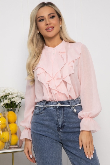 Блуза Розалинда (розовая) Б13685-5М Блуза Розалинда (розовая) Б13685-5М