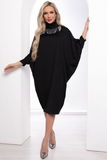 Платье "Алина" (черное) П8387