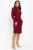 Платье Классическая грация (вишневое) П13666-19М Платье Классическая грация (вишневое) П13666-19М