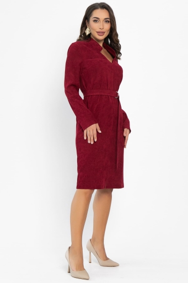 Платье Классическая грация (вишневое) П13666-19М