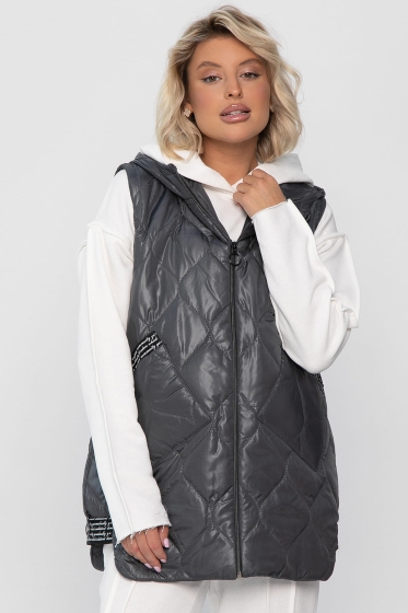 Жилет утепленный Дана Мур (графит) Б14310-18М