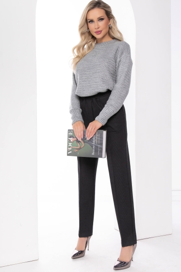 Брюки "Монтана" (блэк/полоска) Б8045