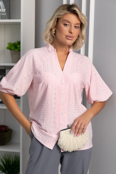 Блуза Люция (розовый пломбир) Б14181-45М