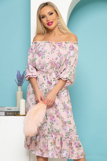 Платье "Дикий ангел" (розовое) П3955