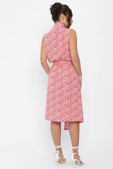 Платье Хьюми (красно-белое) П13935-35М