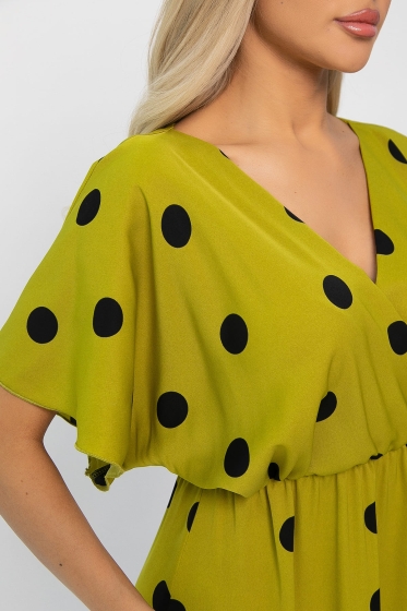 Платье Летнее настроение (зеленое яблоко) П13729-7М